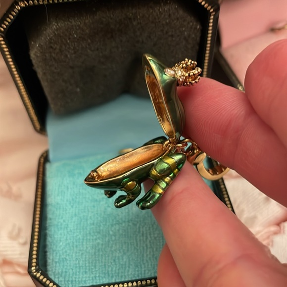 Vintage Juicy Couture frog charm retired YJRU0432 tagged box - Picture 15 of 17
